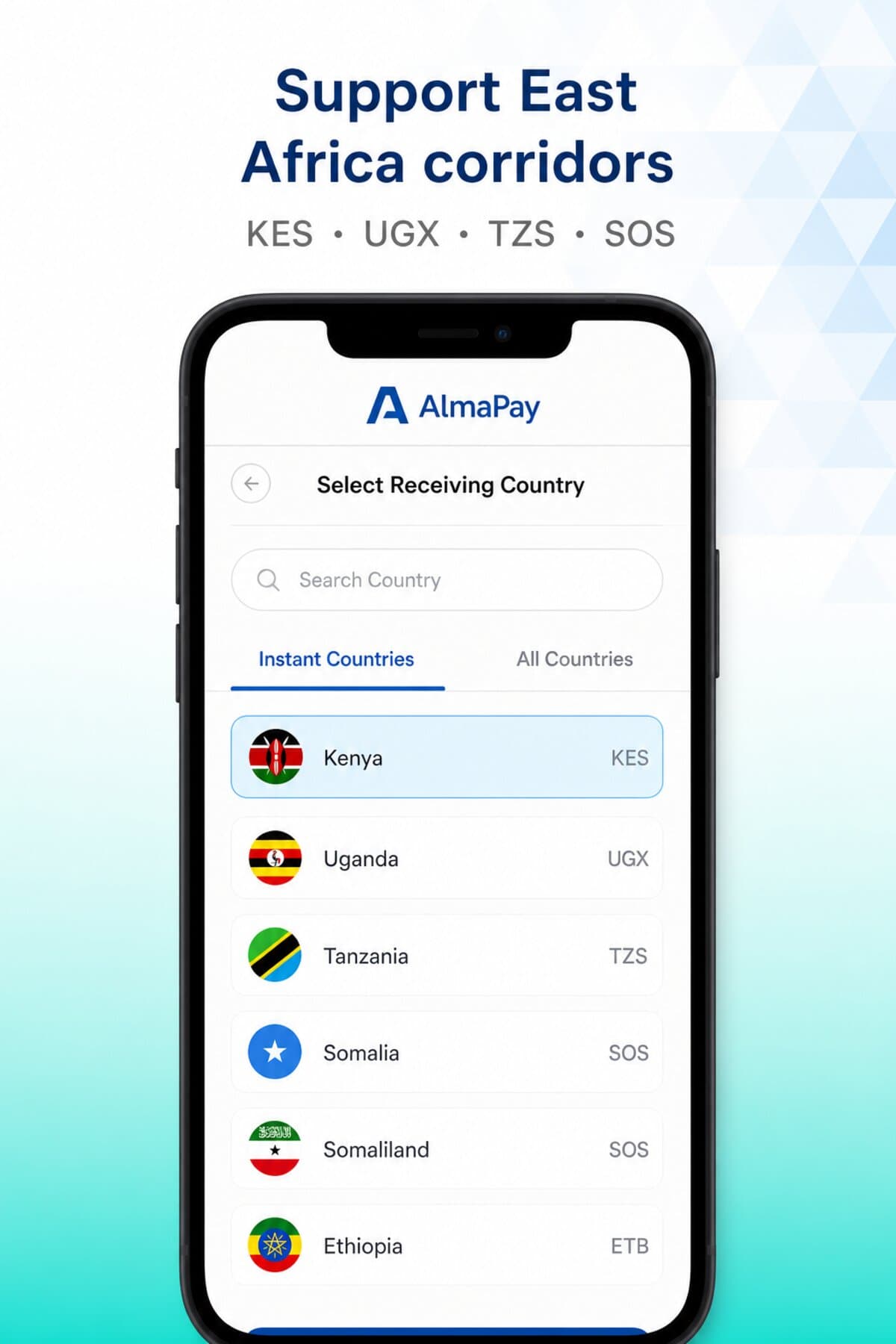 AlmaPay Backend app screen